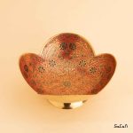 آجیل خوری برنجی میناکاری هندی