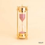 ساعت شنی برنجی طلایی
