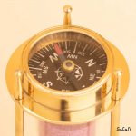 ساعت شنی برنجی طلایی