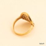 انگشتر بدل توری دست ساز هندی طلایی