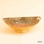 آجیل خوری برنجی میناکاری هندی
