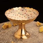 آجیل خوری برنجی میناکاری