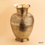 گلدان برنجی آنتیک هندی
