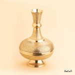 گلدان برنجی طلایی هندی