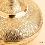 گلدان برنجی طلایی هندی