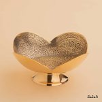 آجیل خوری پایه دار برنجی آنتیک هندی