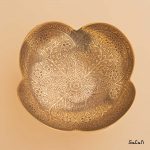 آجیل خوری پایه دار برنجی طلایی هندی