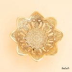 شیرینی خوری پایه دار برنجی آنتیک هندی