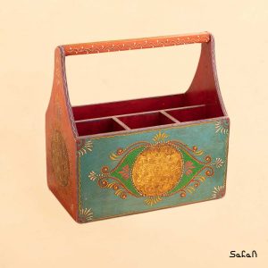 جعبه چوبی دسته دار هندی