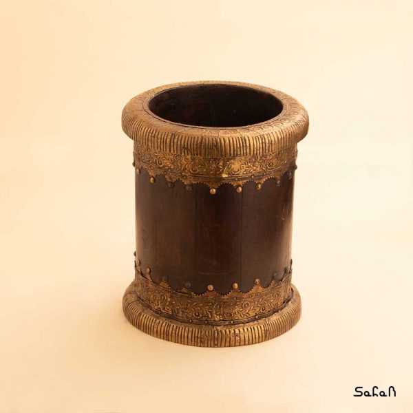سطل چوبی برنجکوب هندی