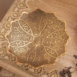 شیرینی خوری برنجی طلایی هندی