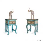 میز چوبی برنجکوب هندی