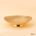 شیرینی خوری برنجی هندی طلایی انتیک