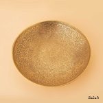 شیرینی خوری برنجی هندی طلایی انتیک