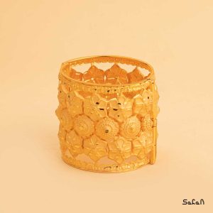 النگو زیورالات هندی برنجی طلایی دست ساز زنانه