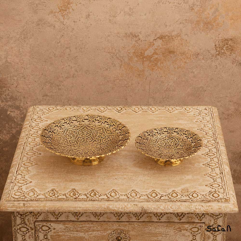 ست پذیرایی برنجی هندی آنتیک